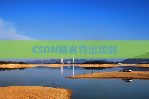 CSDN博客导出攻略